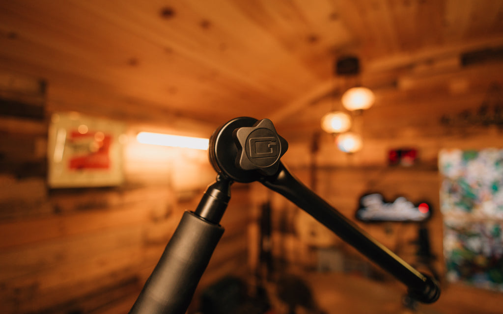 Frameworks Studio Mic Boom w/ Heavy Base & Wheels