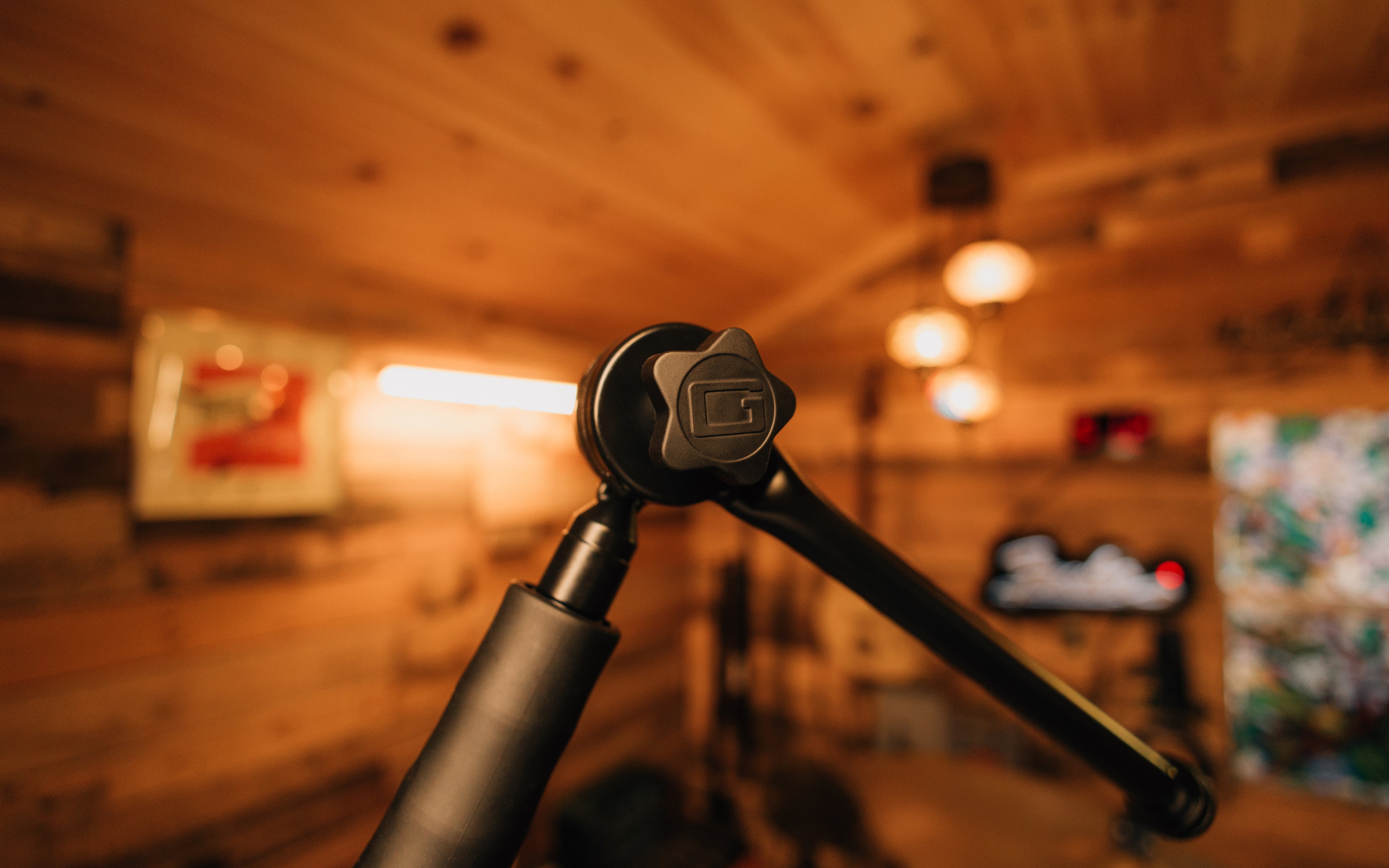 Frameworks Studio Mic Boom w/ Heavy Base & Wheels