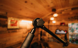 Frameworks Studio Mic Boom w/ Heavy Base & Wheels