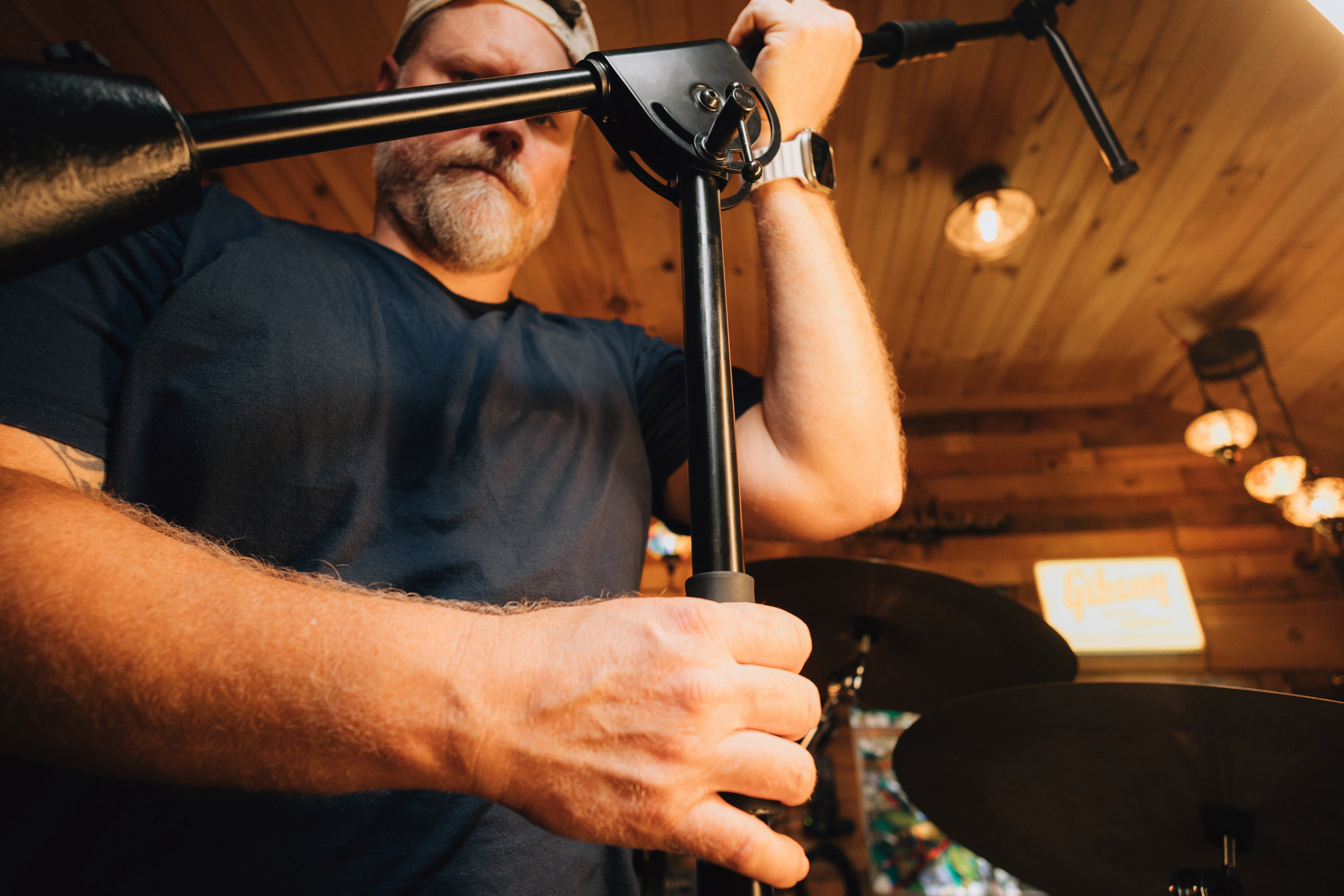 Frameworks Studio Mic Boom w/ Heavy Base & Wheels
