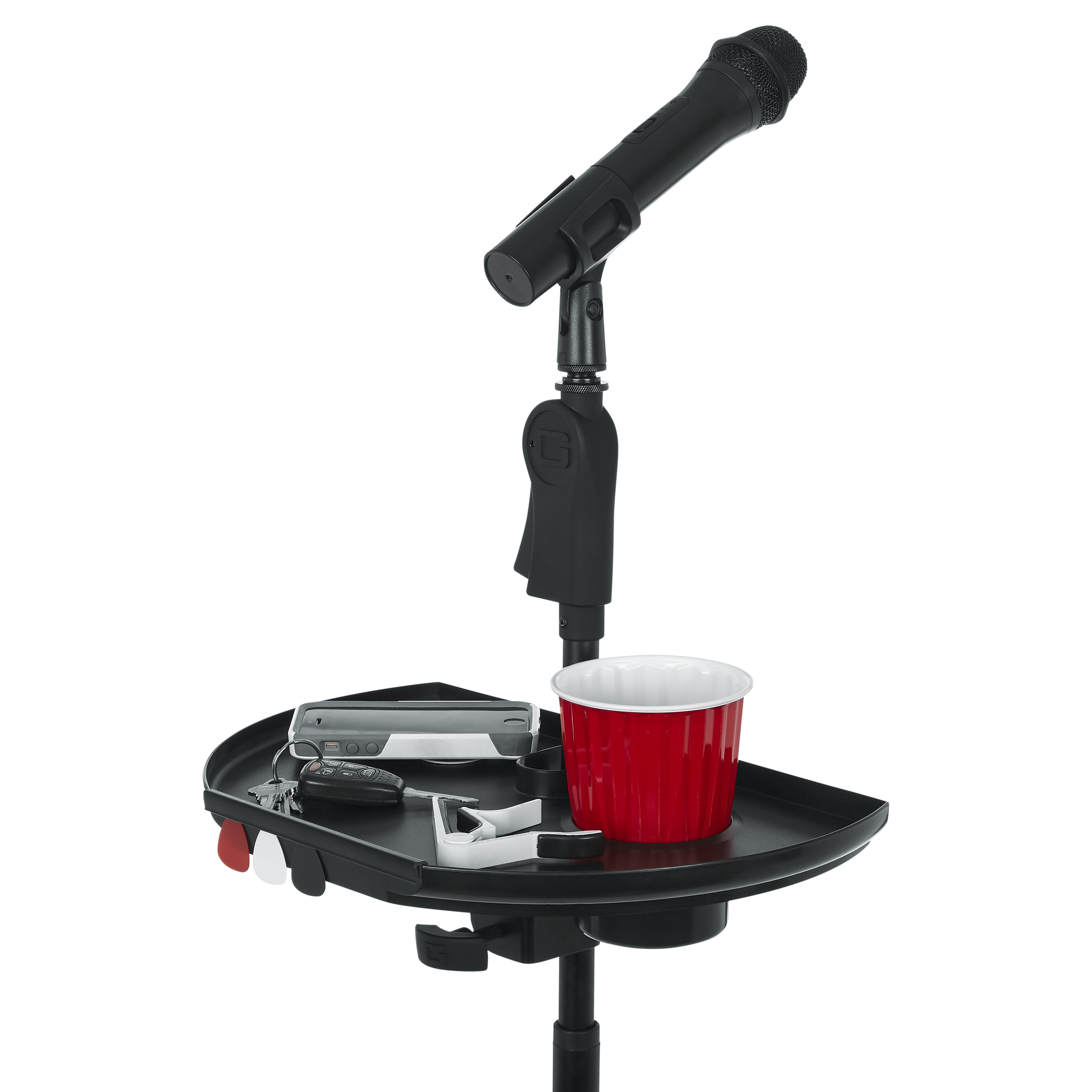 Extra Large Microphone Stand Accessory Tray