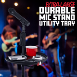 Extra Large Microphone Stand Accessory Tray