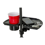 Mic Stand Accessory Tray with Drink Holder