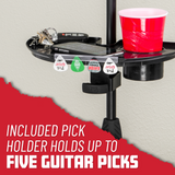 Mic Stand Accessory Tray with Drink Holder