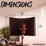 Frameworks 12x16 Mic Isolation Shield
