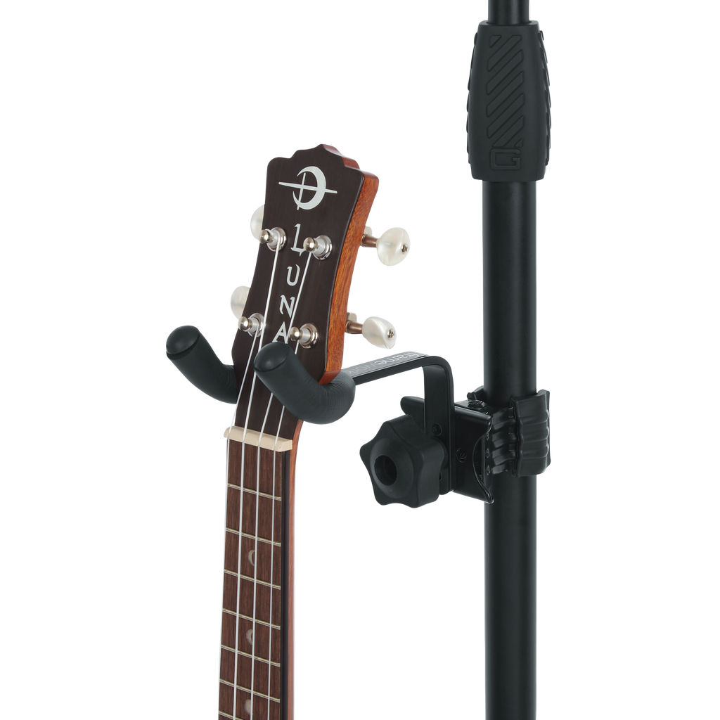 Uke/Mando Hanger Attachment w/ Clamp for Mic Stand