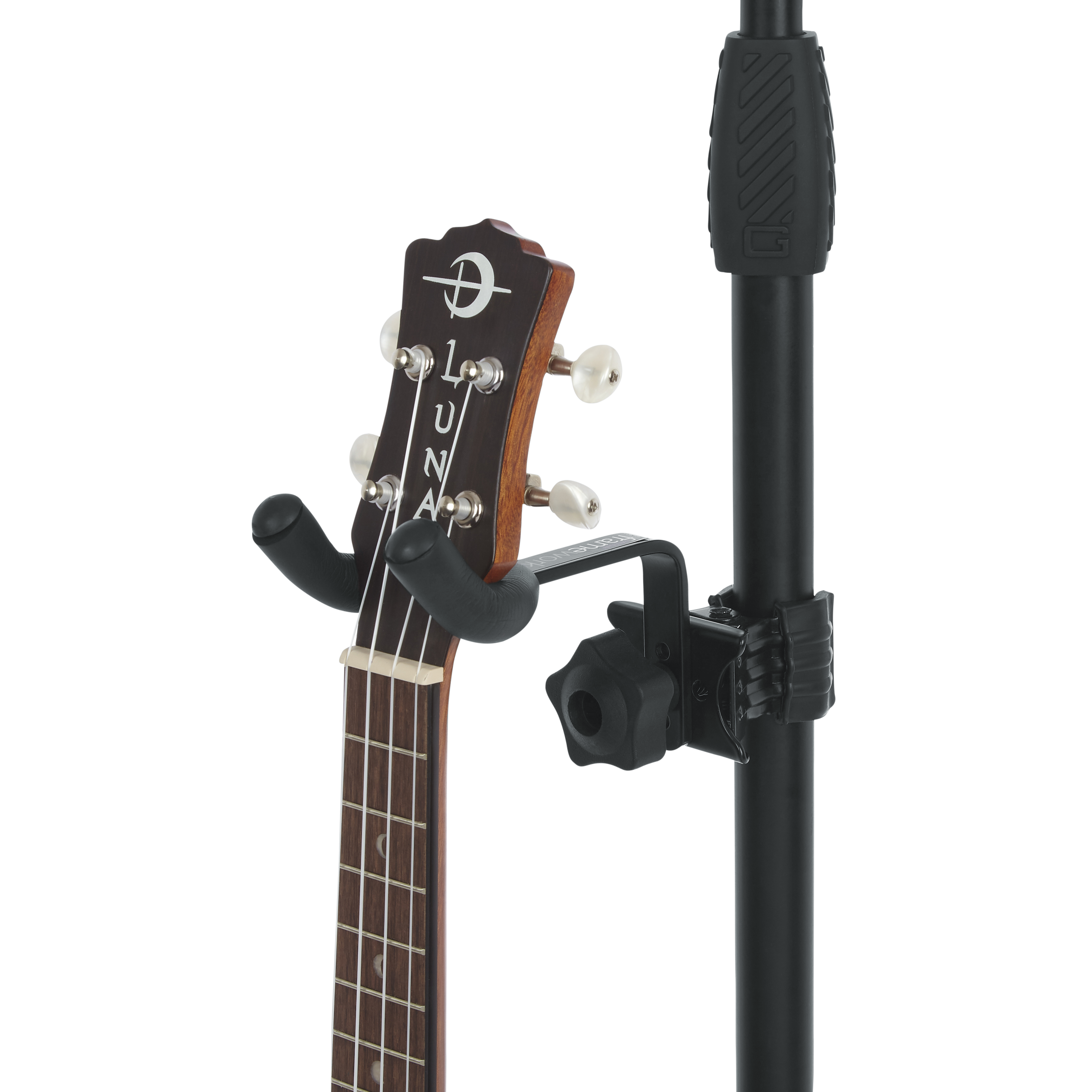 Uke/Mando Hanger Attachment w/ Clamp for Mic Stand