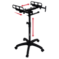 Height and Angled Adjustable Wheeled Mixer Stand