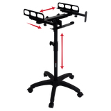 Height and Angled Adjustable Wheeled Mixer Stand
