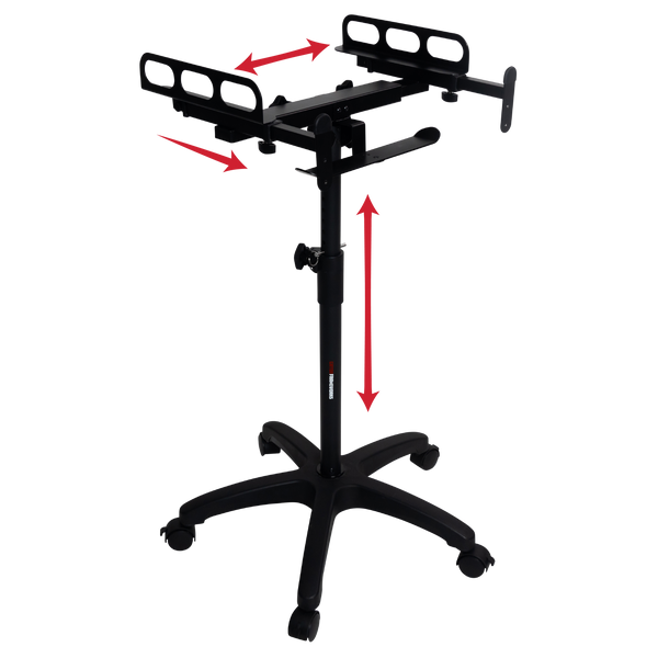 Height and Angled Adjustable Wheeled Mixer Stand