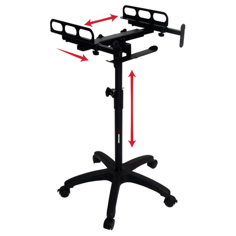 Height and Angled Adjustable Wheeled Mixer Stand