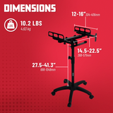 Height and Angled Adjustable Wheeled Mixer Stand