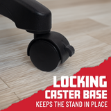 Height and Angled Adjustable Wheeled Mixer Stand