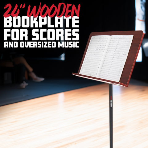 Wooden Conductor Music Stand - Collapsible