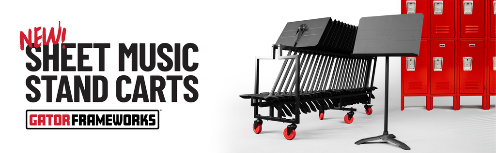 Sheet Music Stand Cart (12)