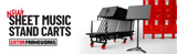Sheet Music Stand Cart (12)