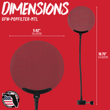 Metal Screen Pop Filter