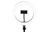 Ring Light Round Base Desktop Stand W/ Phone Clamp