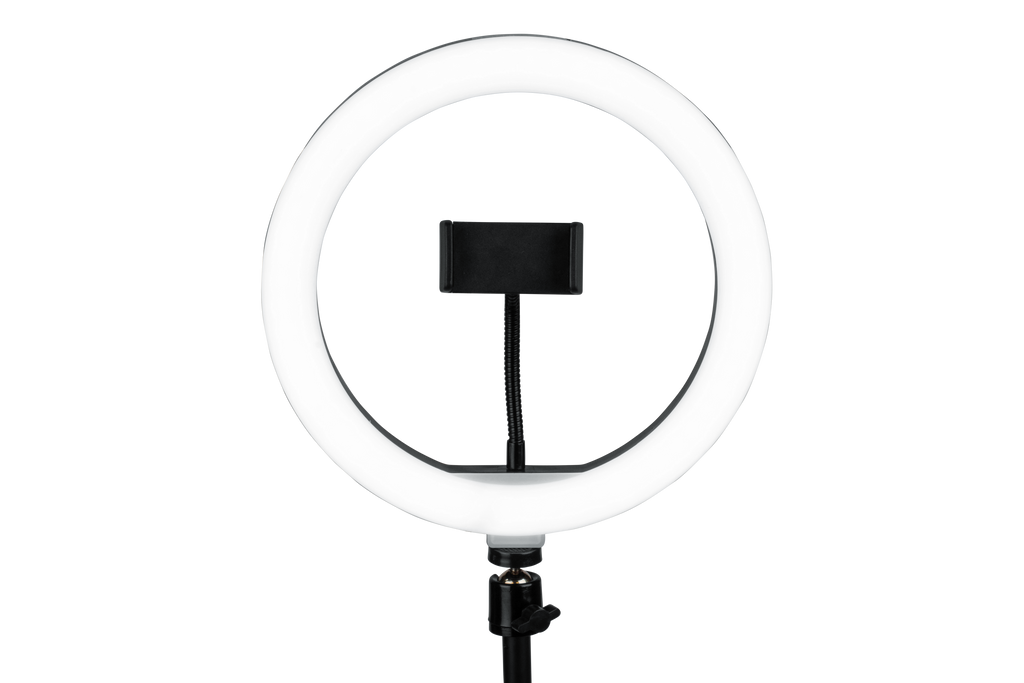 Set Of Two Stands, Ring Lights & Phone Holders