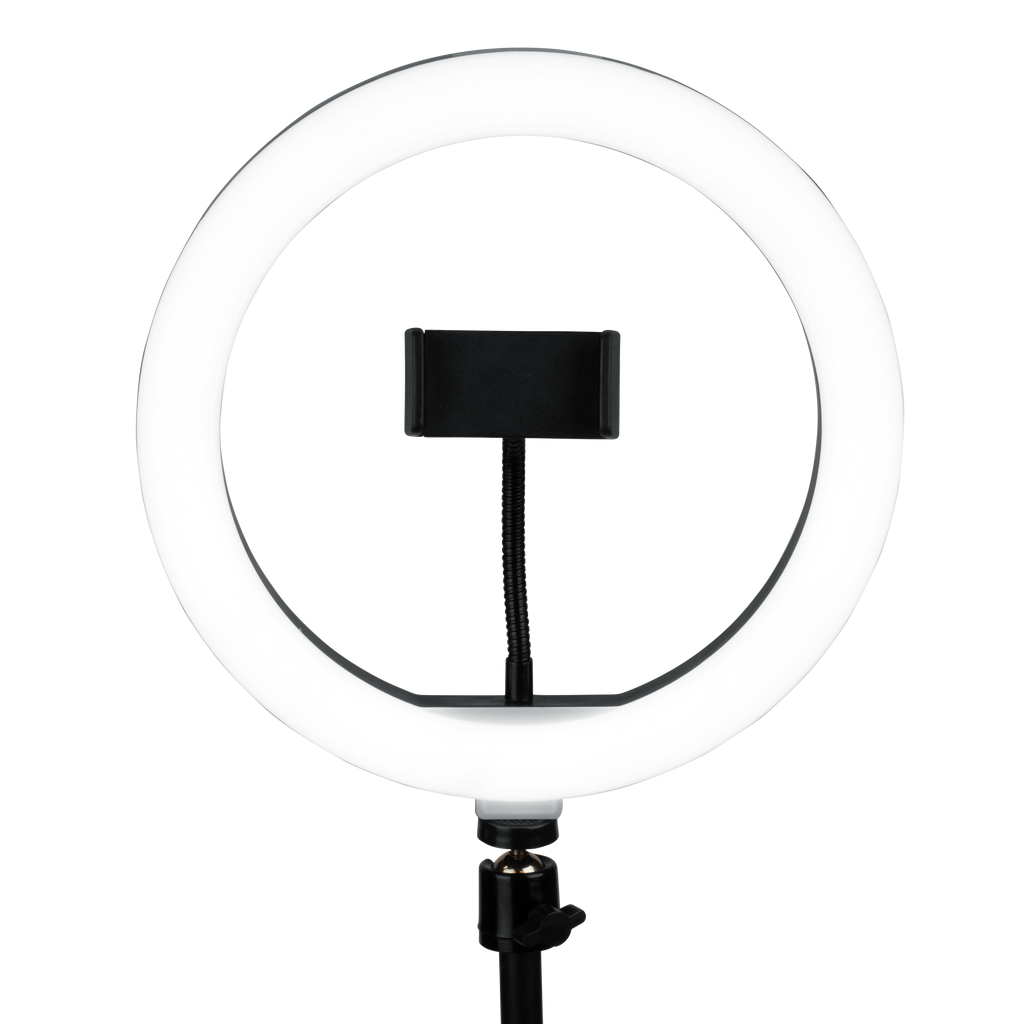 Set Of Two Stands, Ring Lights & Phone Holders