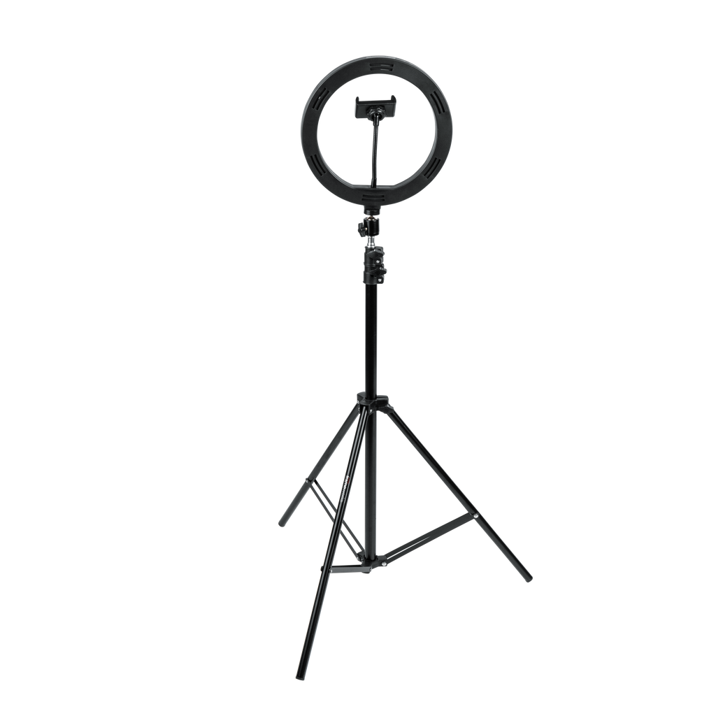 Set Of Two Stands, Ring Lights & Phone Holders