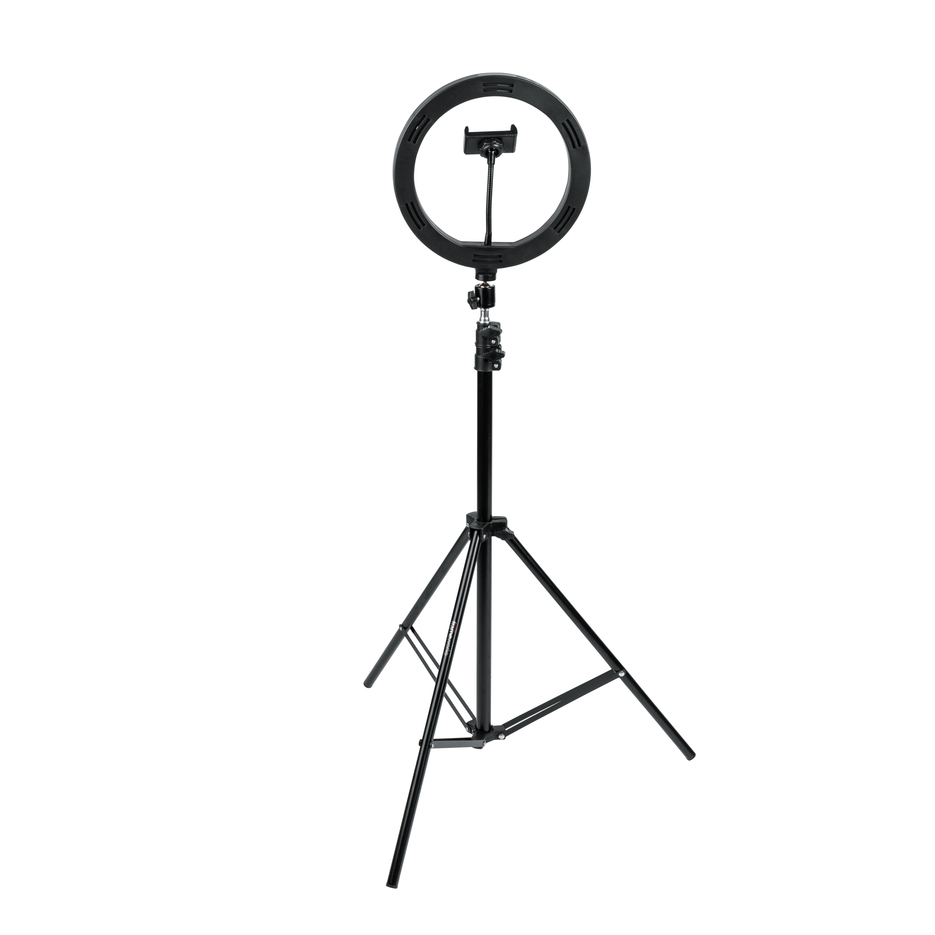 Set Of Two Stands, Ring Lights & Phone Holders