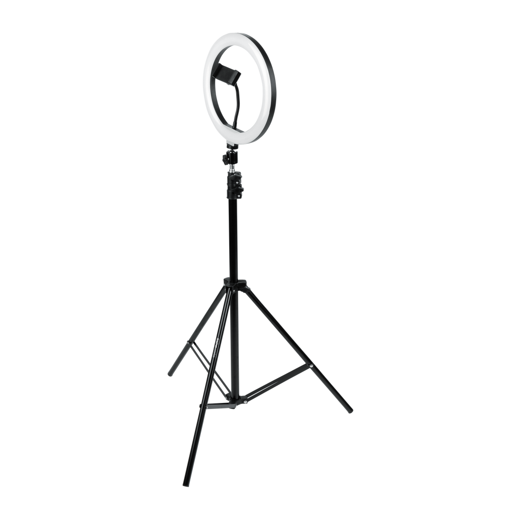 Set Of Two Stands, Ring Lights & Phone Holders