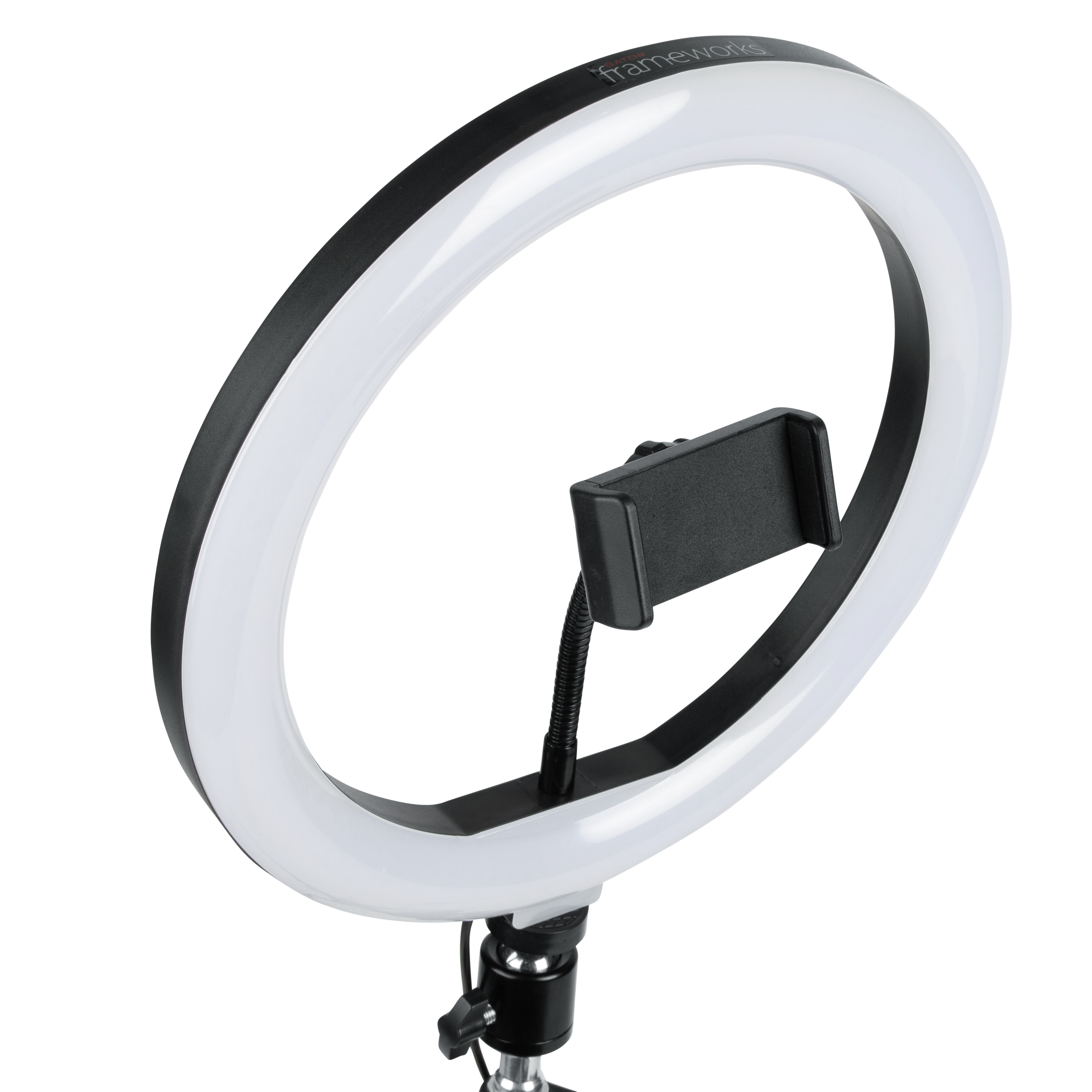 Set Of Two Stands, Ring Lights & Phone Holders