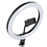 Set Of Two Stands, Ring Lights & Phone Holders
