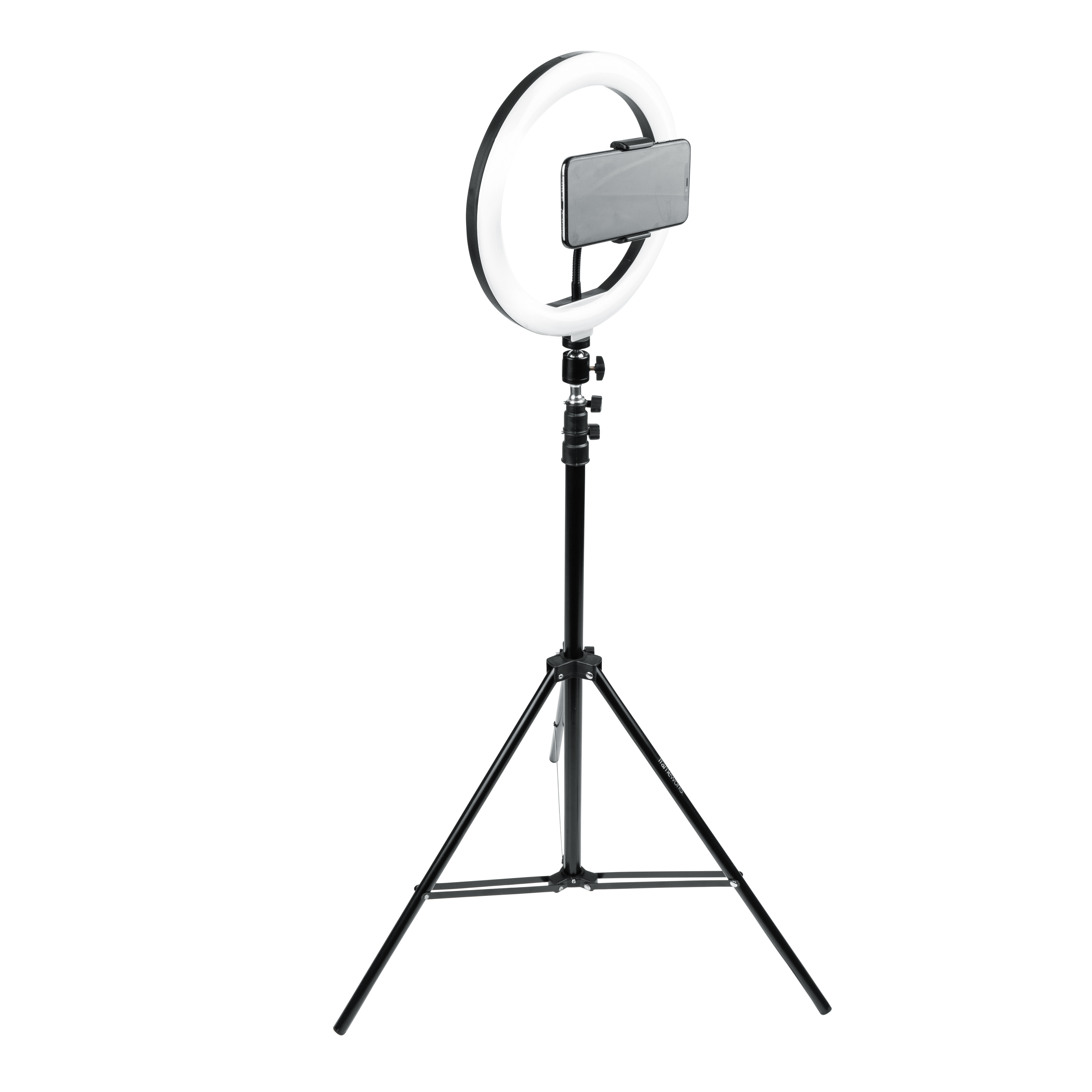 Set Of Two Stands, Ring Lights & Phone Holders
