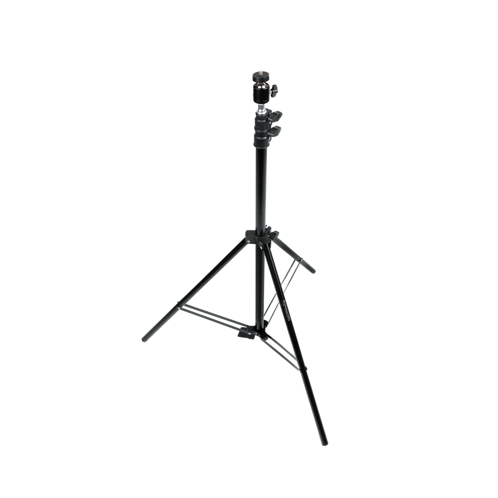Ring Light Round Base Tripod Stand W/ Phone Clamp