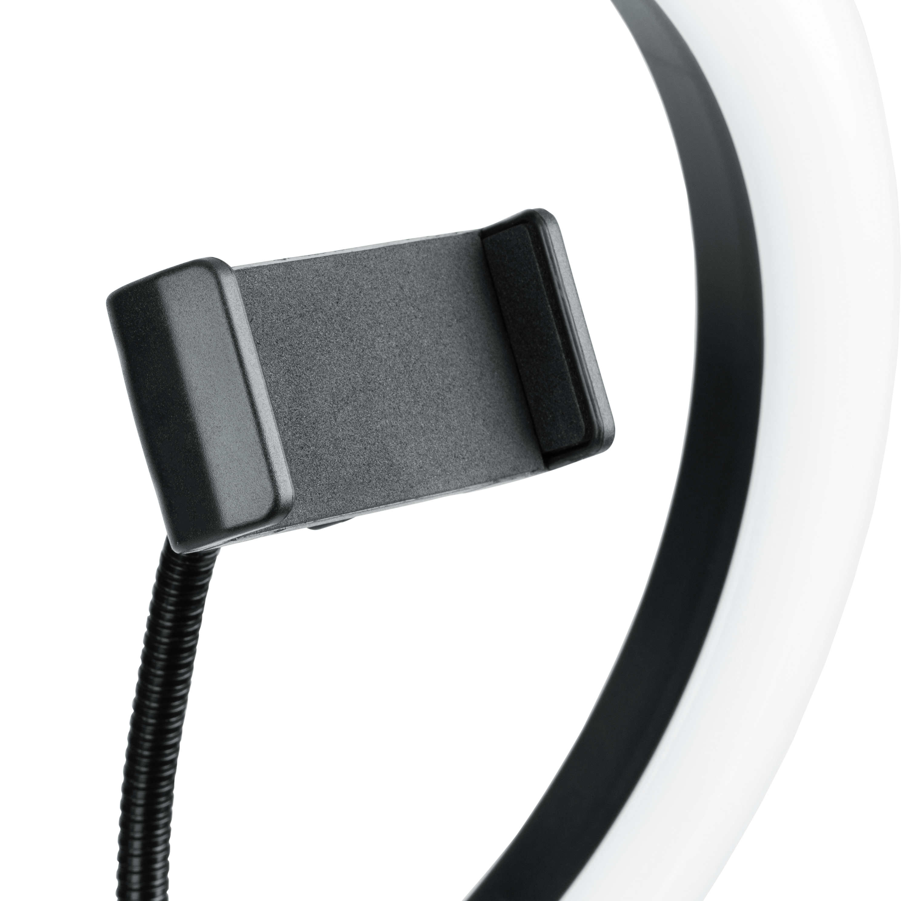 Ring Light Round Base Tripod Stand W/ Phone Clamp