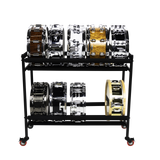 Two-Tier Snare Rack with Locking Casters