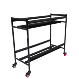 Two-Tier Snare Rack with Locking Casters