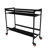 Two-Tier Snare Rack with Locking Casters