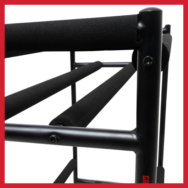 Two-Tier Snare Rack with Locking Casters