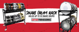 Two-Tier Snare Rack with Locking Casters