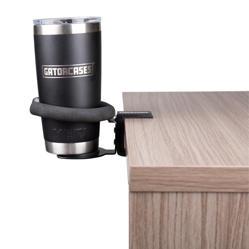 Single Cup Beverage Holder Mount for Stand