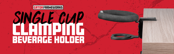 Single Cup Beverage Holder Mount for Stand