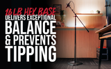 Studio Mic Boom with Hex Base