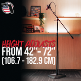 Studio Mic Boom with Hex Base