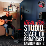 Studio Mic Boom with Hex Base