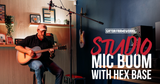 Studio Mic Boom with Hex Base