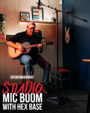 Studio Mic Boom with Hex Base
