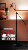 Studio Mic Boom with Hex Base