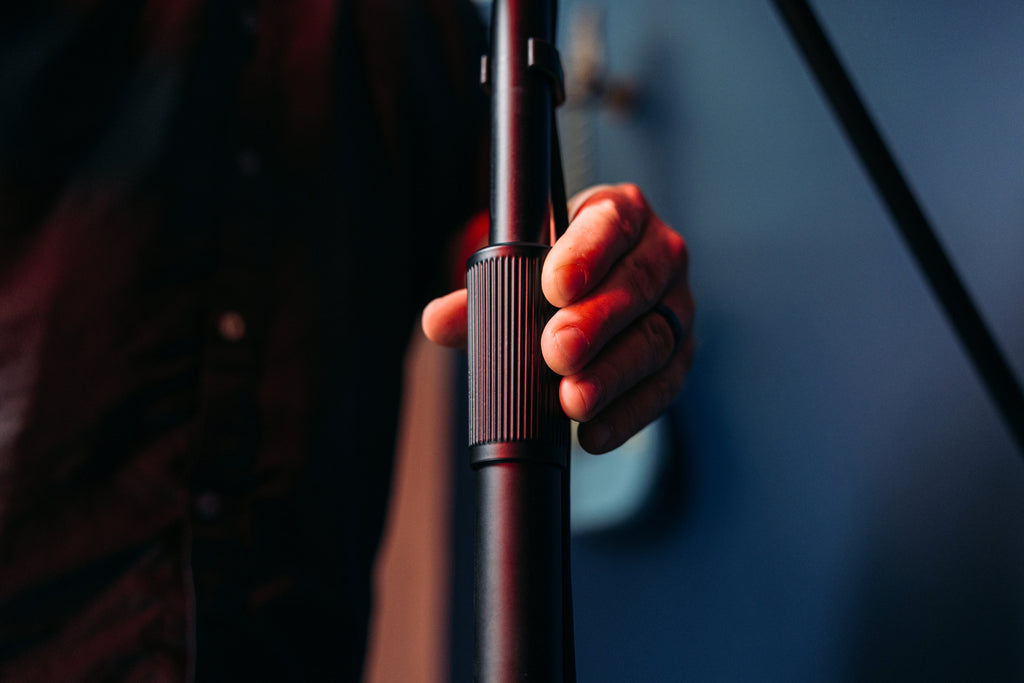 Studio Mic Boom with Hex Base