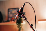 Studio Mic Boom with Hex Base