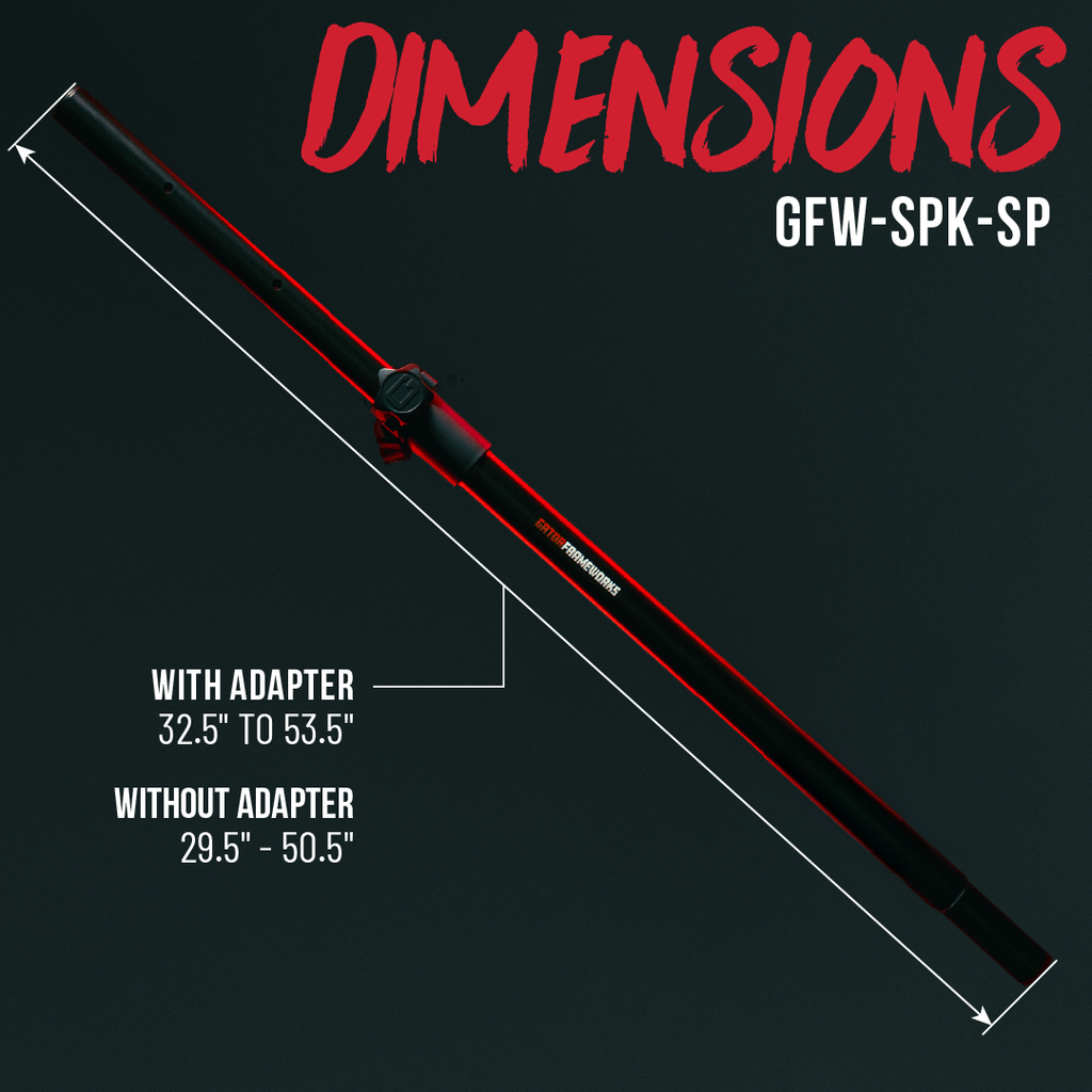 Standard Sub Pole with 20mm adapter