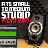 Desktop Speaker Wedge Stand Pair