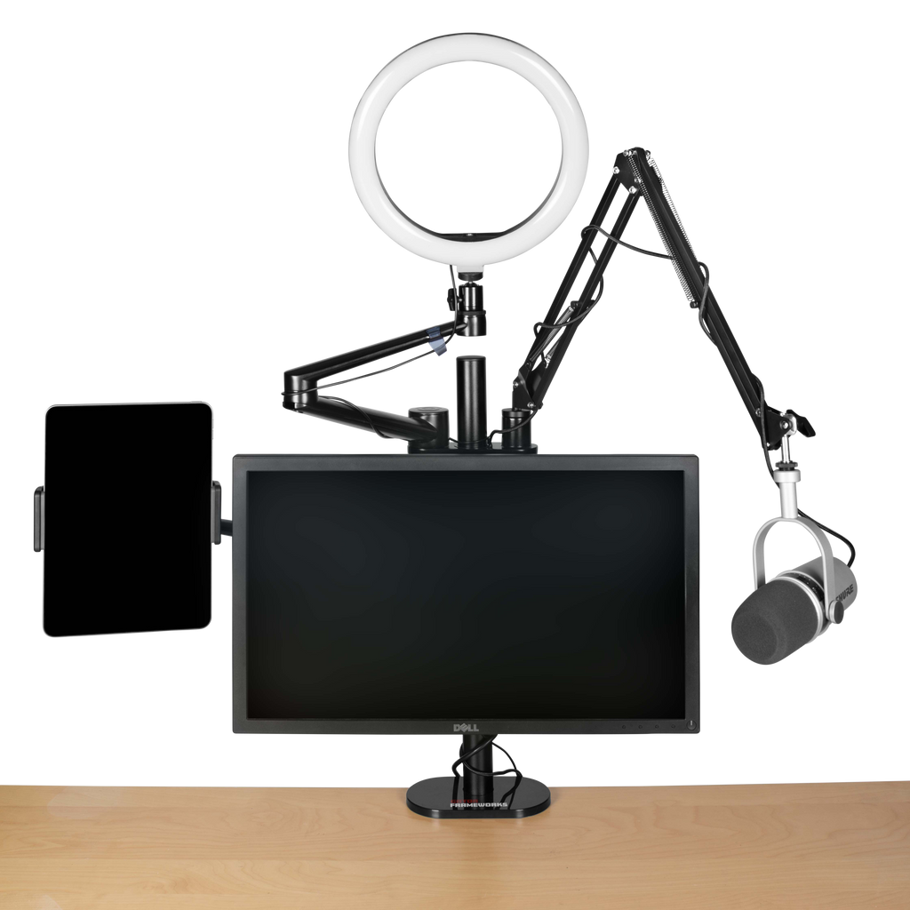 Frameworks Content Creation Desk Mount Stand
